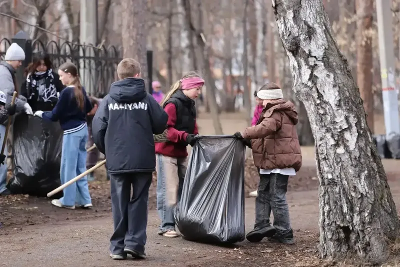 В Иркутске собрали больше 80 тысяч мешков мусора