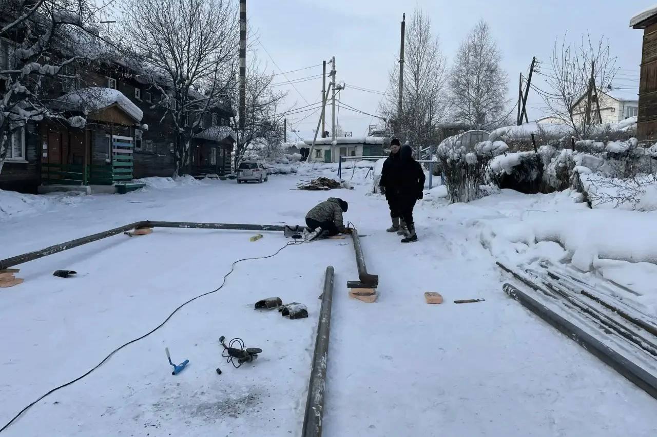 В Бодайбо к отоплению подключили уже 78 домов