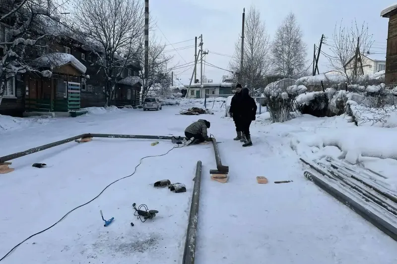 В Бодайбо к отоплению подключили уже 78 домов