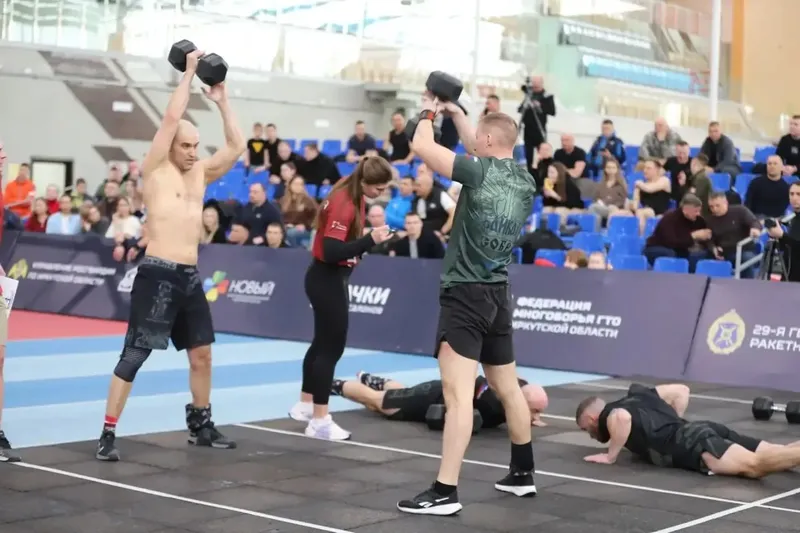 В Приангарье защитники Отечества соревнуются в многоборье ГТО