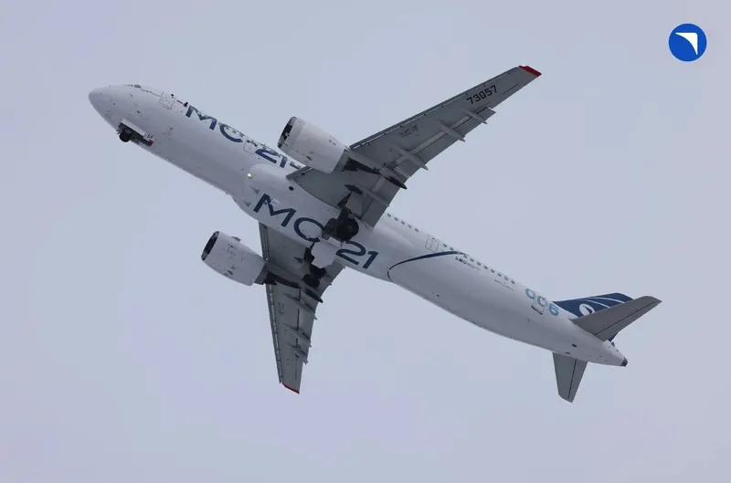 МС-21 прошел испытания в условиях обледенения в Архангельской области