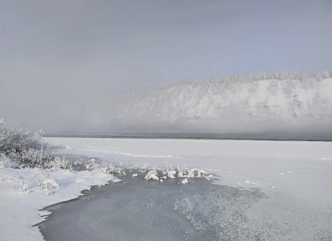 Садоводство может подтопить в Ангарске из-за скопления льда на реке