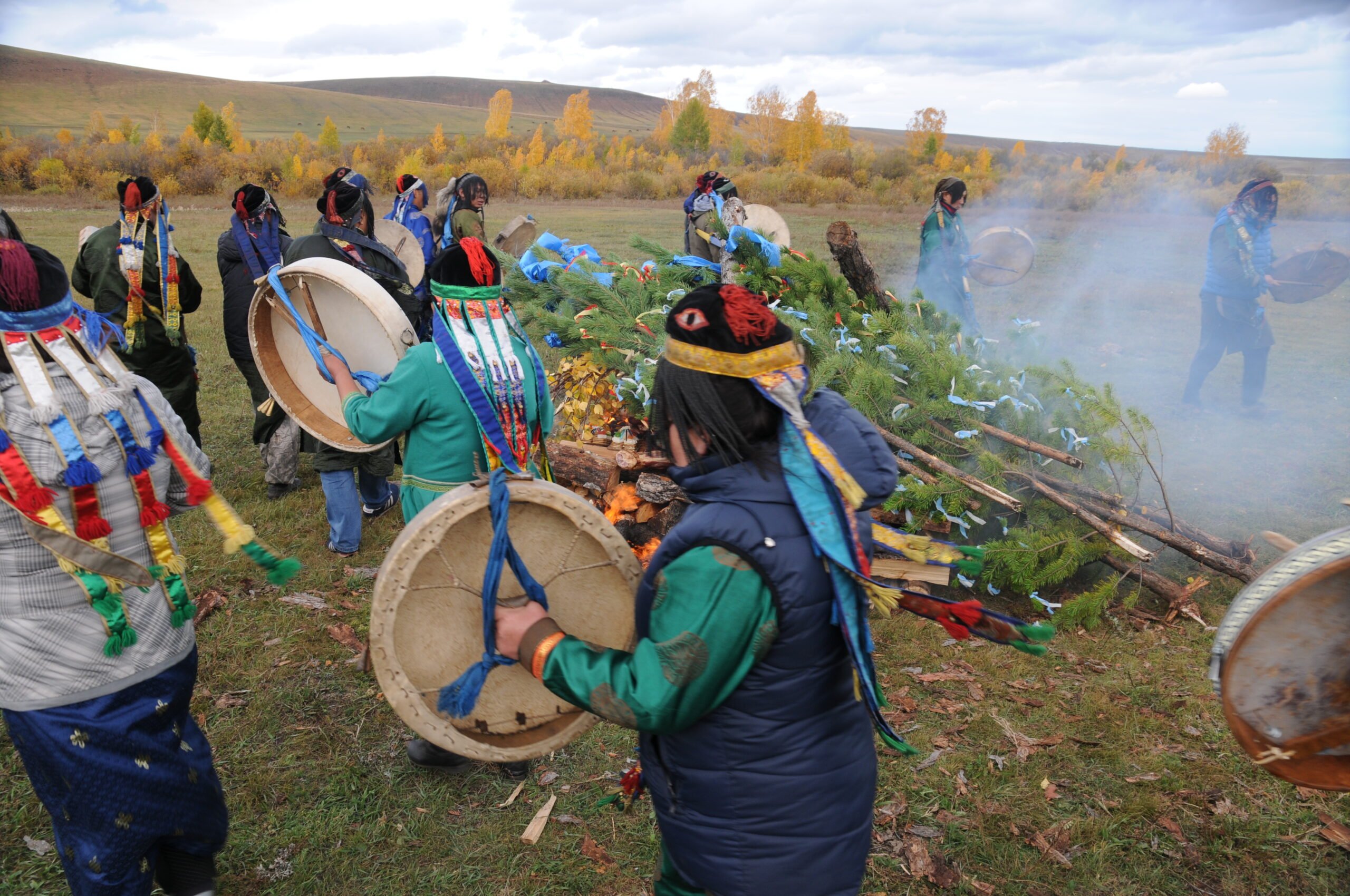 Шаманский обряд за возрождение Зурцагана/Фото: nazaccent.ru