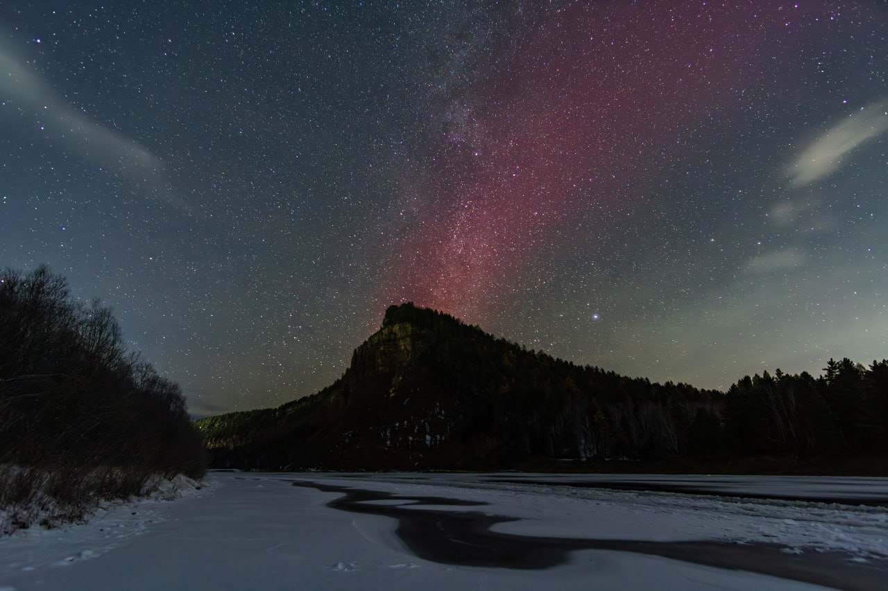 Полярное сияние северное сияние