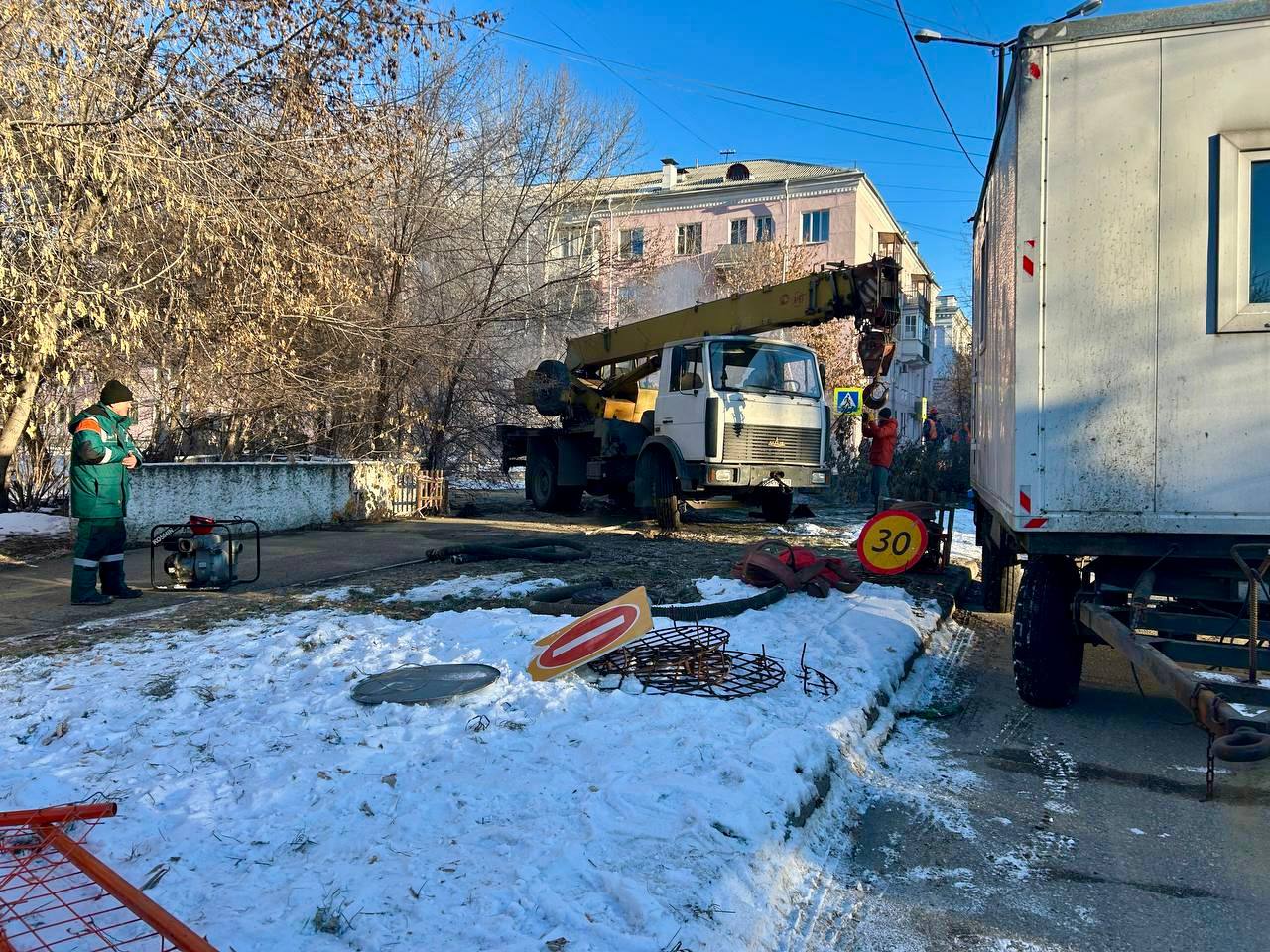 Несколько кварталов в Ангарске остались без горячей воды и отопления
